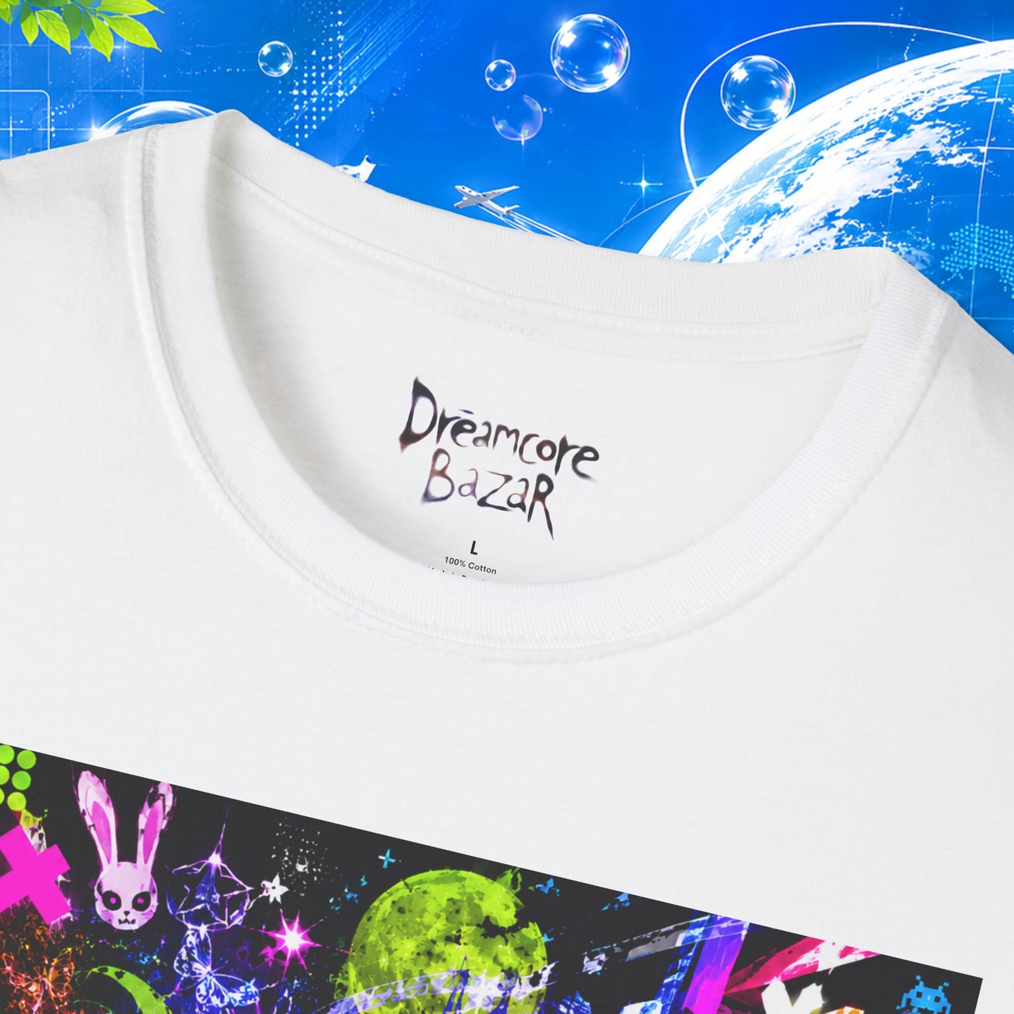 Frutiger Metro T-Shirt Y2K Graphic Tee Frutiger Aero McBling Cyber Streetwear Retro Futuristic Rave Shirt