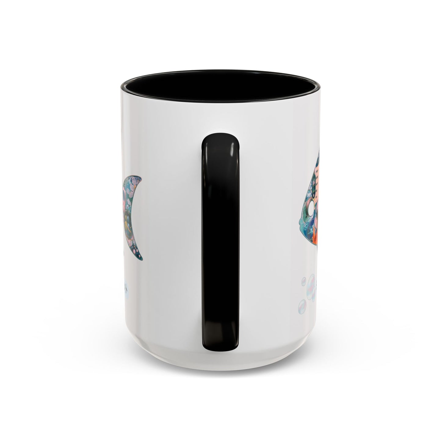 Fish Collage Mug |FRUTIGER AERO, WEBCORE Accent Coffee Mug (11oz, 15oz)