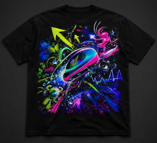 Frutiger Metro T-Shirt Y2K Graphic Tee Frutiger Aero McBling Cyber Streetwear Retro Futuristic Rave Shirt