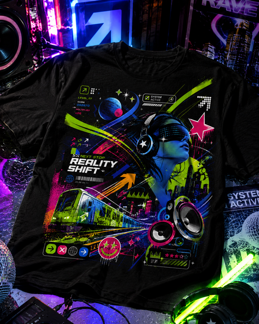 Frutiger Metro T-Shirt Y2K Graphic Tee Frutiger Aero McBling Cyber Streetwear Retro Futuristic Rave Shirt