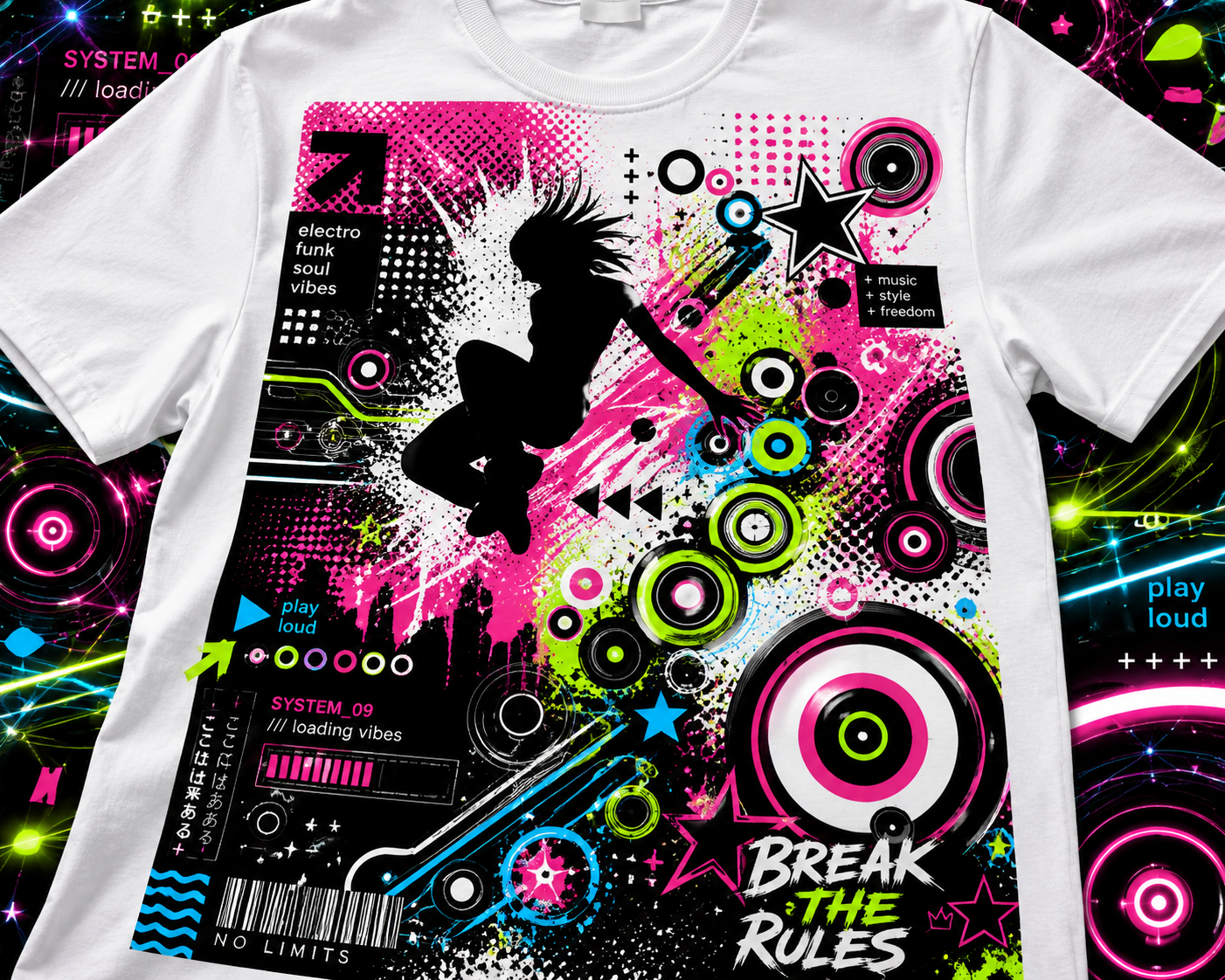 Frutiger Metro T-Shirt Y2K Graphic Tee Frutiger Aero McBling Cyber Streetwear Retro Futuristic Rave Shirt