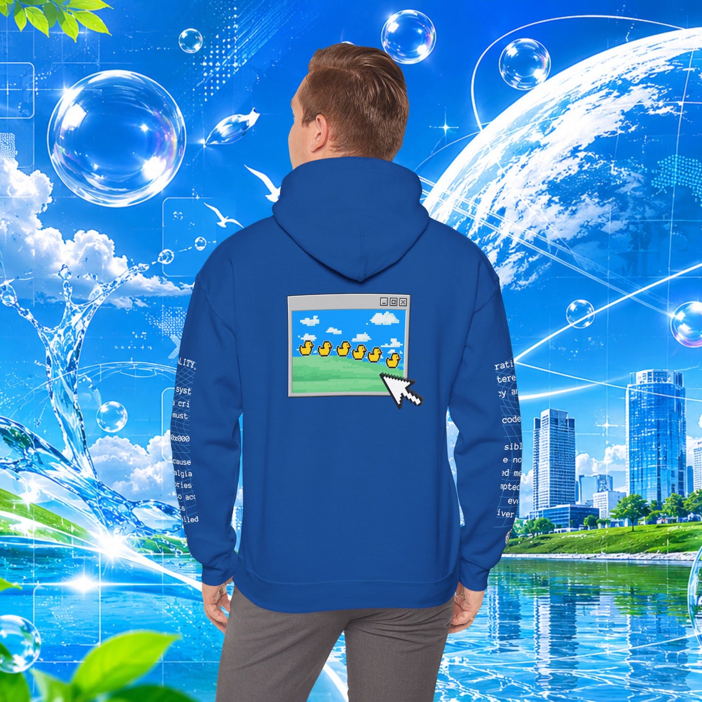 SYSTEM ERROR Hoodie, Nostalgia Core Sweatshirt, Internet Aesthetic Hoodie, Windows Inspired Graphic Hoodie, Digital Melancholy Gift